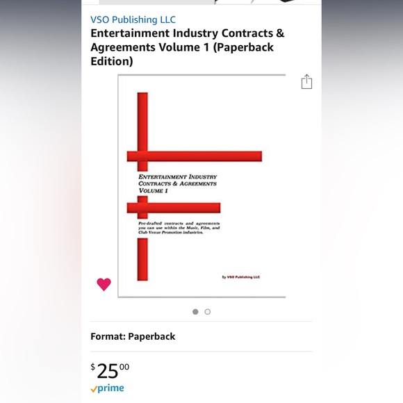 Brand new books “Entertainment Industry Contracts & Agreements” signed by author - Picture 8 of 8